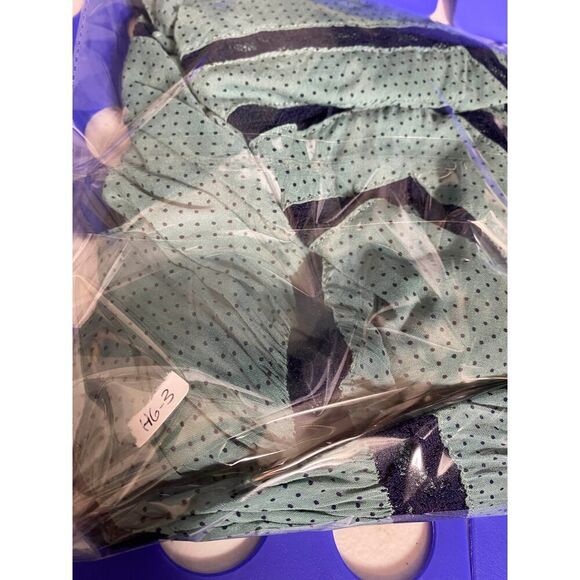 Intimately Free People Women Voile and Lace Trapeze Slip Sky Blue Size XS - Picture 3 of 10